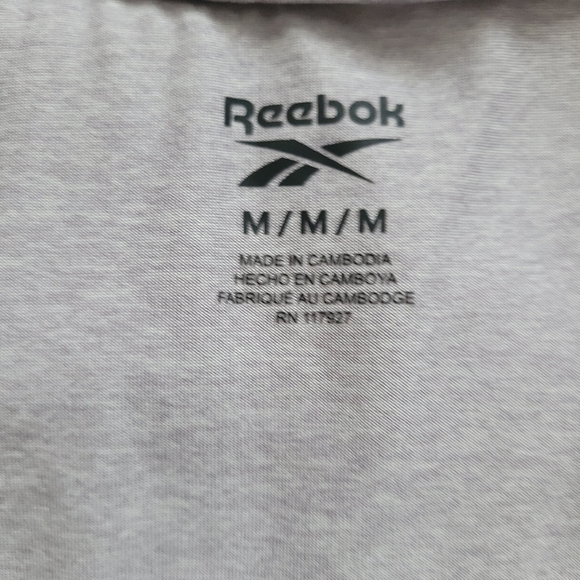 Ladies Grey Reebok Crop Top - medium - Picture 3 of 3